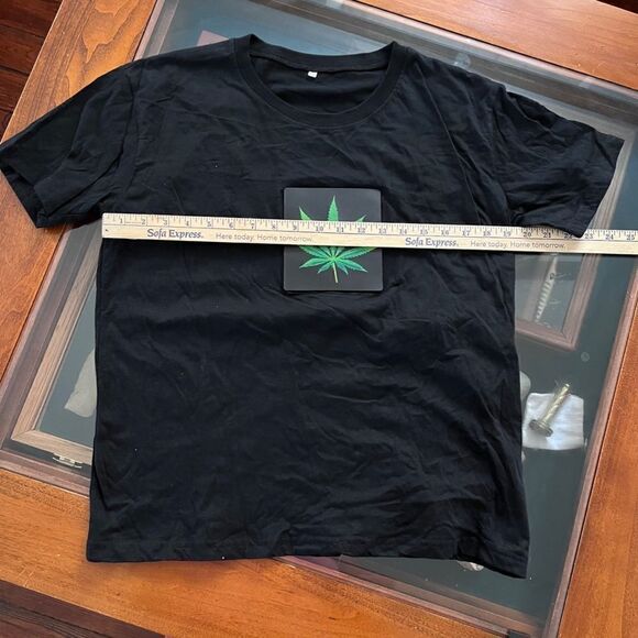 NEW UNISEX Sound Activated LED T-Shirt Light Up Flashing T-Shirt STAFF XL - Picture 9 of 12